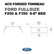 Leitner ACS FORGED TONNEAU - RAILS ONLY - Ford