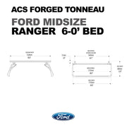 Leitner ACS FORGED TONNEAU - RACK ONLY - Ford