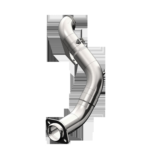 MBRP Armor Plus 4 Inch Turbo Down Pipe T409 Stainless | 2015-2016 Ford 6.7L Powerstroke Non Cab and Chassis Only EO D-763-1