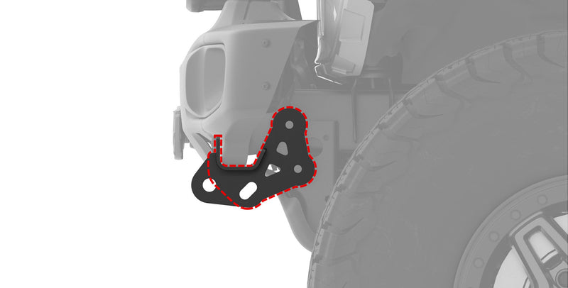 AEV Flat Tow Recovery Points