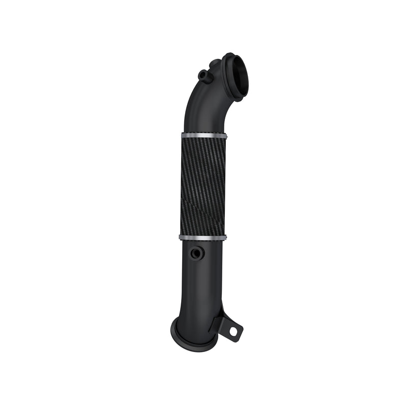 MBRP Armor BLK 3 Inch Turbo Down Pipe | 2011-2015 Chevrolet/GMC Silverado/Sierra 2500/3500 6.6L Duramax