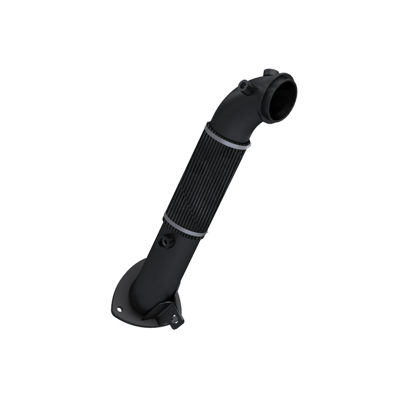 MBRP Armor BLK 3 Inch Turbo Down Pipe | 2015-2016 Chevrolet/GMC Silverado/Sierra 2500/3500 6.6L Duramax