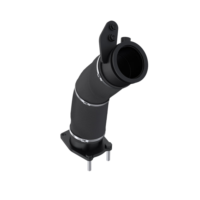MBRP Armor BLK 3.5 Inch Down Pipe | 2017+ Silverado/Sierra 2500HD/3500HD L5P Duramax 6.6L