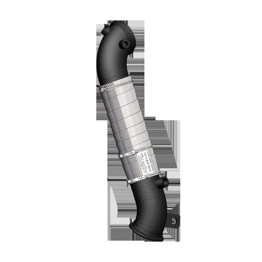 MBRP Armor BLK 3 Inch Turbo Down Pipe Carb EO D-763 | 2011-2015 Chevrolet/GMC Silverado/Sierra 2500/3500 Duramax