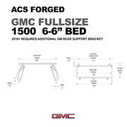 Leitner ACS FORGED Bed Rack for GMC TRUCKS