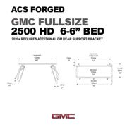 Leitner ACS FORGED Bed Rack for GMC TRUCKS