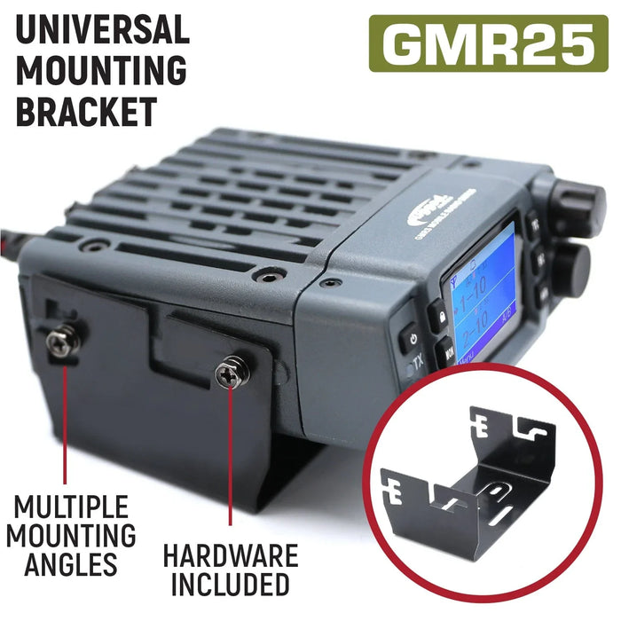 Rugged GMR25 Waterproof GMRS Mobile Radio - Colorado & Canyon Enthusiasts