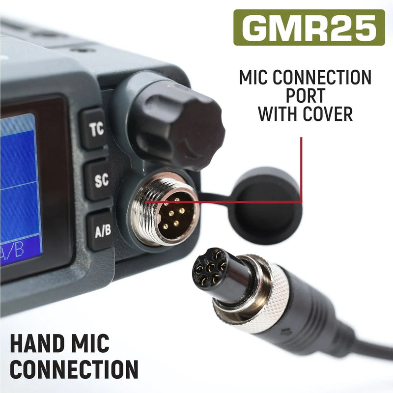 Rugged GMR25 Waterproof GMRS Mobile Radio - Colorado & Canyon Enthusiasts