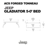 Leitner ACS FORGED TONNEAU - RACK ONLY - JEEP