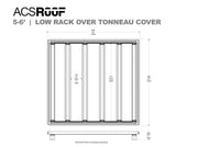 Leitner ACS ROOF | Over Truck Bed Low Platform Rack for TONNEAU Covers