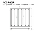 Leitner ACS ROOF | Over Truck Bed Low Platform Rack for TONNEAU Covers