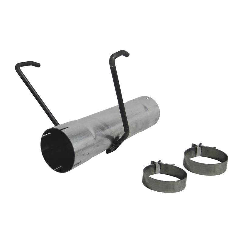MBRP Armor Lite 4 Inch Muffler Delete Pipe Replaces 17 Inch Overall Length Mufflers | 2007-2012 Dodge Ram Cummins