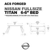 Leitner ACS FORGED Bed Rack for NISSAN TRUCKS