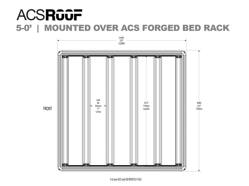 Leitner ACS ROOF for Over ACS FORGED & CLASSIC Bedrack