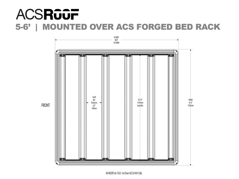 Leitner ACS ROOF for Over ACS FORGED & CLASSIC Bedrack