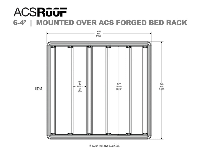 Leitner ACS ROOF for Over ACS FORGED & CLASSIC Bedrack