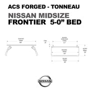 Leitner ACS FORGED TONNEAU - RACK ONLY - Nissan