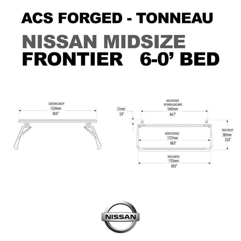 Leitner ACS FORGED TONNEAU - RACK ONLY - Nissan