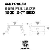 Leitner ACS FORGED Bed Rack for RAM TRUCKS