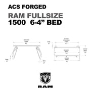 Leitner ACS FORGED Bed Rack for RAM TRUCKS