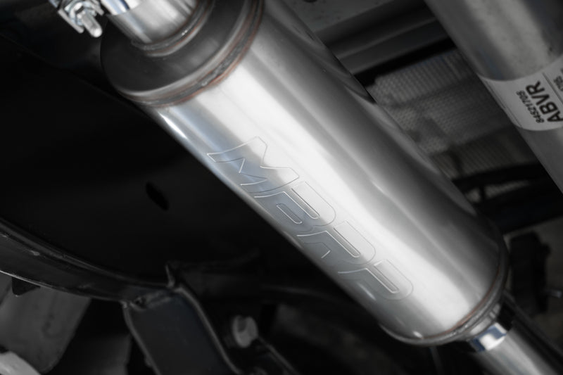 MBRP Armor BLK 3 Inch Cat Back Exhaust Single Side Exit Black Coated Aluminized with Tip | 2023+ Colorado/Canyon 2.7L