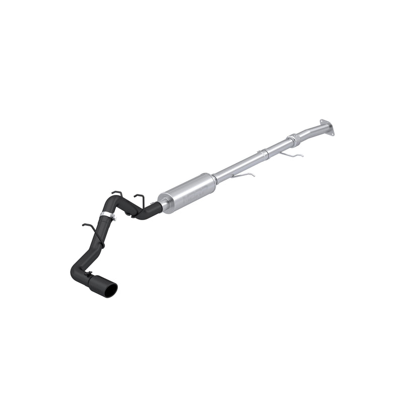 MBRP Armor BLK 3 Inch Cat Back Exhaust Single Side Exit Black Coated Aluminized with Tip | 2023+ Colorado/Canyon 2.7L