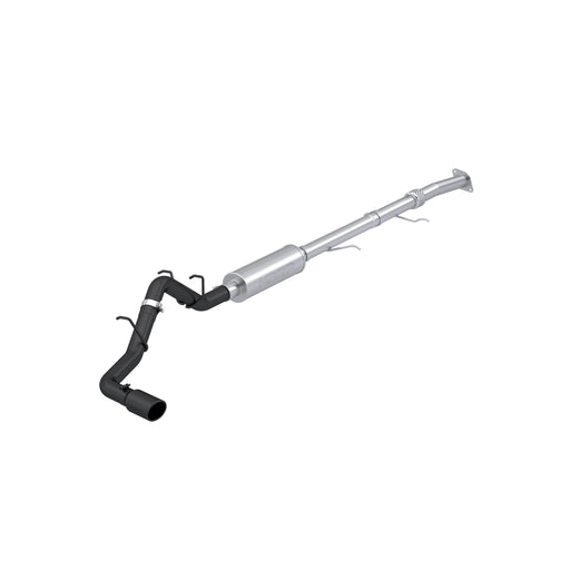 MBRP Armor BLK 3 Inch Cat Back Exhaust Single Side Exit Black Coated Aluminized with Tip | 2023+ Colorado/Canyon 2.7L