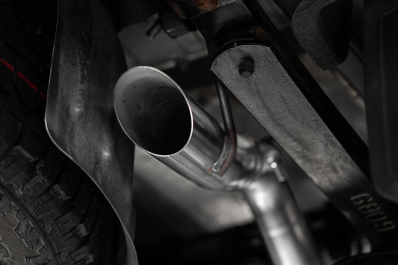 MBRP Armor Pro 3 Inch Cat Back Exhaust Single High Clearance Rear Exit T304 Stainless | 2023+ Chevrolet/GMC Colorado/Canyon 2.7L