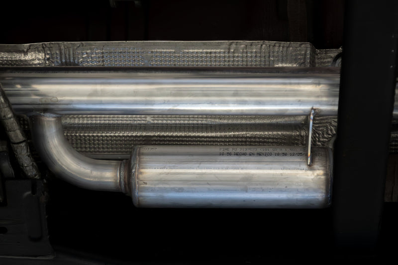 MBRP Armor Lite 3 Inch Cat Back Exhaust 2.5 Inch Dual Split Rear Exit Aluminized | 2019+ Silverado/Sierra 1500 2.7L