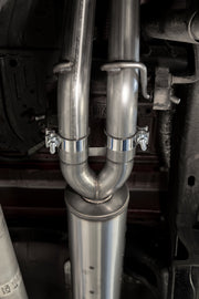 MBRP Armor Pro 3 Inch Cat Back Exhaust 2.5 Inch Dual Split Rear Exit T304 Stainless | 2019+ Silverado/Sierra 1500 2.7L