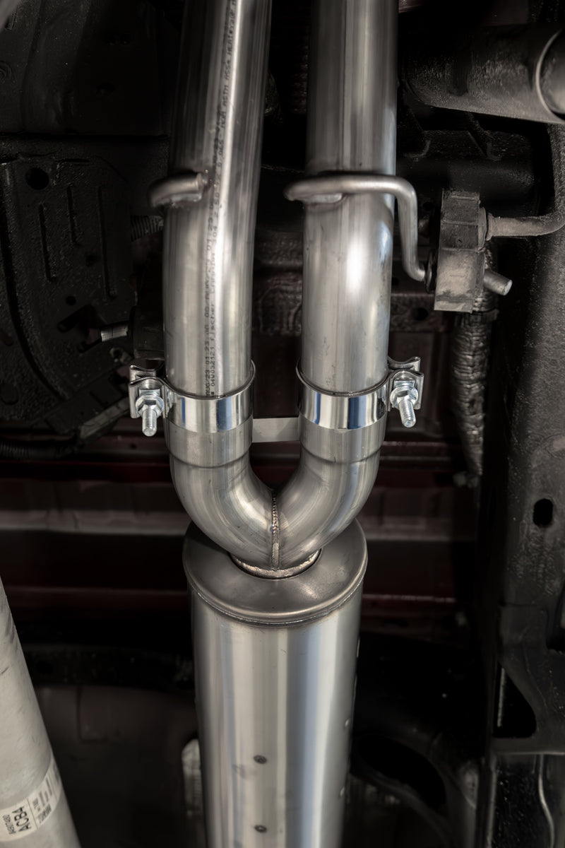 MBRP Armor Pro 3 Inch Cat Back Exhaust 2.5 Inch Dual Split Rear Exit T304 Stainless | 2019+ Silverado/Sierra 1500 2.7L