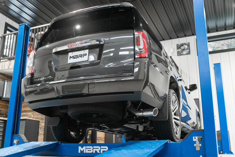 MBRP Armor Pro 3 Inch Cat Back Exhaust Single Side Exit T304 Stainless | 2015-2020 Tahoe/Suburban/Yukon/Yukon XL/Escalade/Escalade ESV