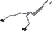 MBRP Armor Pro 3 Inch Cat Back Exhaust Dual Split Rear Exit T304 Stainless with Quad Carbon Fiber Tips | 2021+ Chevrolet/GMC Tahoe/Yukon