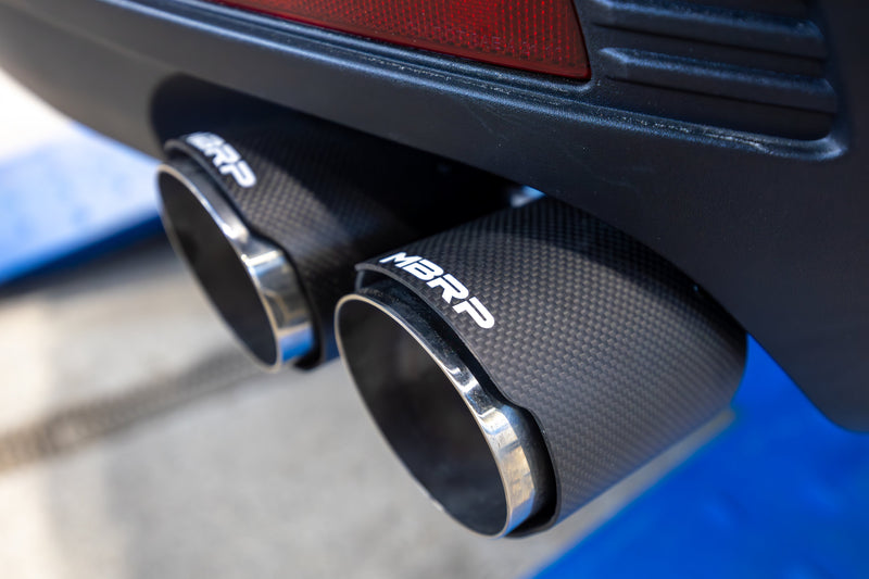 MBRP Armor Pro 3 Inch Cat Back Exhaust Dual Split Rear Exit T304 Stainless with Quad Carbon Fiber Tips | 2021+ Chevrolet/GMC Tahoe/Yukon