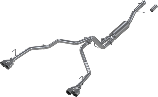 MBRP Armor Lite 3 Inch Cat Back Exhaust Dual Split Rear Exit Aluminized with Quad Tips | 2021+ Chevrolet/GMC Tahoe/Yukon