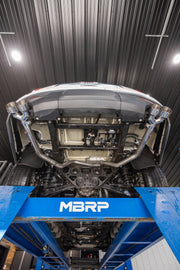 MBRP Armor Lite 3 Inch Cat Back Exhaust Dual Split Rear Exit Aluminized with Quad Tips | 2021+ Chevrolet/GMC Suburban/Yukon XL