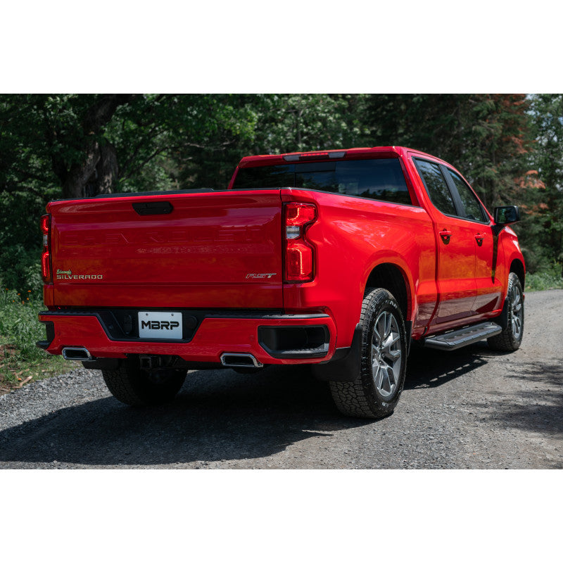 MBRP Armor Pro 2.5 Inch Cat Back Exhaust Dual Rear T304 Stainless | 2019+ Silverado/Sierra 1500 6.2L and 2022 Silverado LTD/Sierra Limited 6.2L