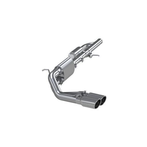 MBRP Armor Plus 3 Inch Cat Back Exhaust Pre-Axle Dual Outlet T409 Stainless | 2009-2018 Silverado/Sierra 1500 One-Piece Driveshaft Excl Regular Cab and 2019 Limited LD 4.3L/5.3L