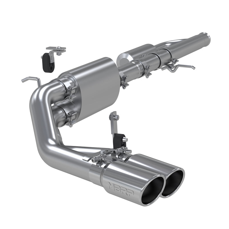 MBRP Armor Lite 3 Inch Cat Back Exhaust Pre-Axle Dual Outlet Aluminized | 2009-2018 Chevrolet/GMC Silverado/Sierra 1500