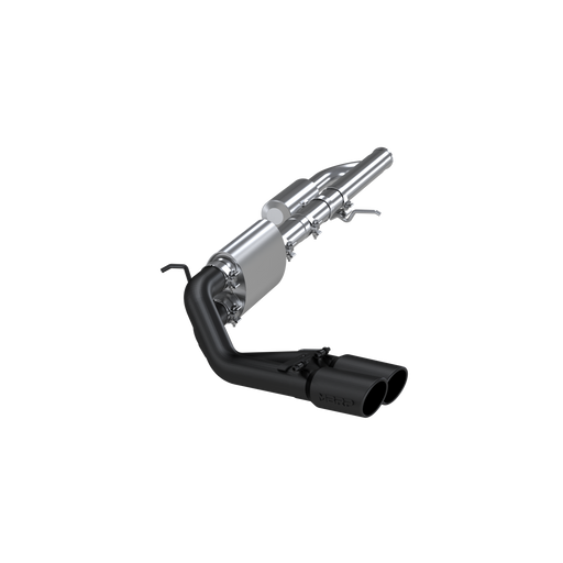 MBRP Armor BLK 3 Inch Cat Back Exhaust Pre-Axle Dual Outlet Black Coated | 2009-2018 Chevrolet/GMC Silverado/Sierra 1500