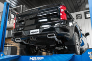 MBRP Armor Lite 2.5 Inch Cat Back Exhaust Dual Rear Aluminized | 2019+ Silverado/Sierra 1500 5.3L and 2022 Silverado LTD/Sierra Limited 5.3L