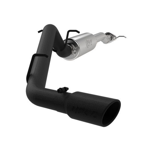MBRP Armor BLK 3 Inch Cat Back Exhaust Single Side Black Coated | 2017-2022 Chevrolet/GMC Colorado/Canyon 2.5L/3.6L