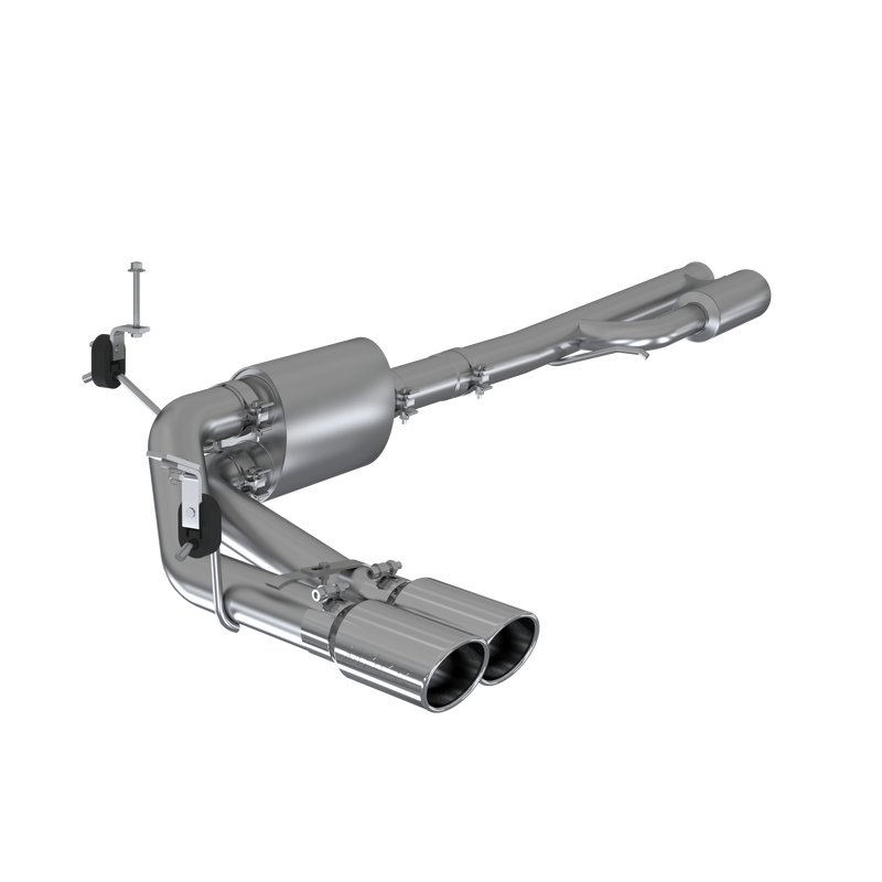 MBRP Armor Lite 3 Inch Cat Back Exhaust Pre-Axle Dual Outlet Aluminized | 2019+ Silverado/Sierra 1500 and 2022 Silverado LTD/Sierra Limited 5.3L