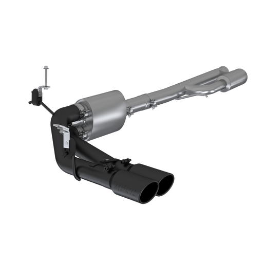 MBRP Armor BLK 3 Inch Cat Back Exhaust Pre-Axle Dual Outlet | 2019+ Silverado/Sierra 1500 4.3L/5.3L and 2022 Silverado LTD/Sierra Limited 5.3L
