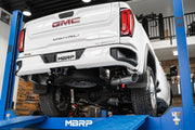 MBRP Armor Pro 4 Inch Cat Back Exhaust Single Side Exit | 2020+ Chevrolet/GMC Silverado/Sierra 2500/3500 HD 6.6L V8