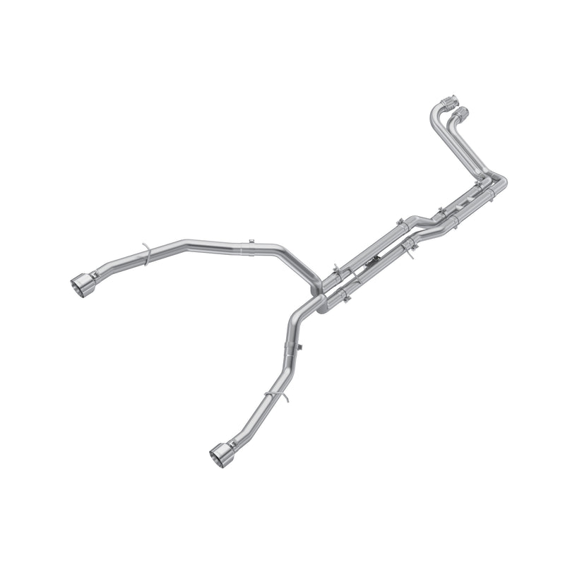 MBRP Armor Lite 3 Inch Cat Back Exhaust Dual Rear Exit with Polished Tips | 2025-2026 Ram 1500 3.0L SST HO/SO