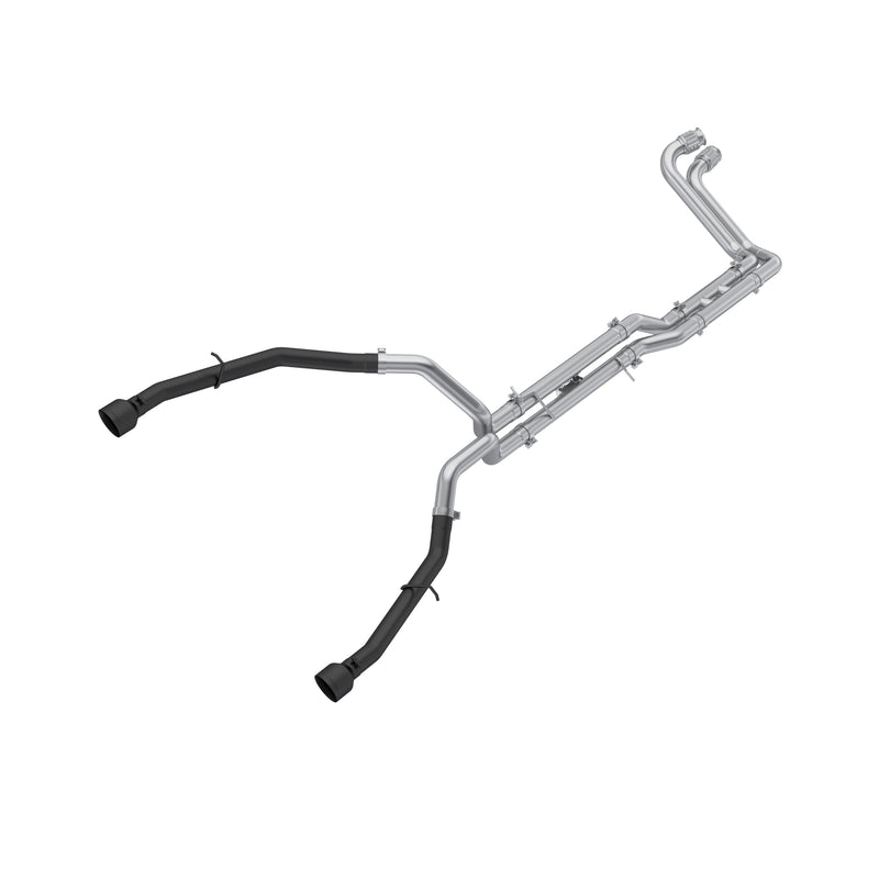 MBRP Armor BLK 3 Inch Cat Back Exhaust Dual Rear Exit with Black Tips | 2025-2026 Ram 1500 3.0L SST HO/SO