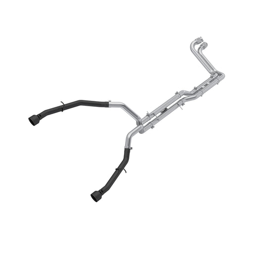 MBRP Armor BLK 3 Inch Cat Back Exhaust Dual Rear Exit with Black Tips | 2025-2026 Ram 1500 3.0L SST HO/SO