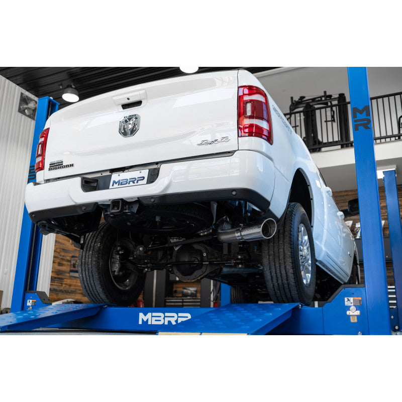MBRP Armor Pro 4 Inch Cat Back Exhaust Single Side Exit T304 Stainless | 2014+ Ram 2500/3500