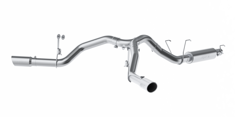 MBRP Armor Lite 4 Inch Cat Back Exhaust Dual Split Side Exit Aluminized | 2014+ Ram 2500 6.4L